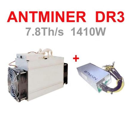 Bitmain Antminer DR3 7.8th Blake256r14 Asic do wydobywania monet DCR