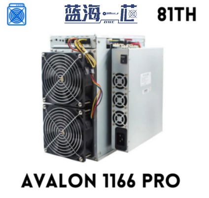 Avalonminer Canaan Avalon A1166 Pro BTC Mining Machine 68. 72. 75. 78. 81.