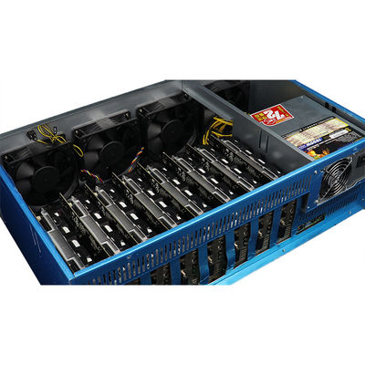 Ethereum 8 sztuk GPU Mining Rig Machine z notebookiem 4 GB DDR3